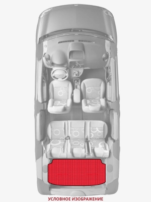 ЭВА коврики «Queen Lux» багажник для Dodge Dart (5G)